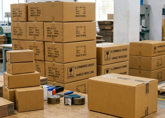 Customized packaging boxes India for e-commerce brands with corrugated shipping boxes