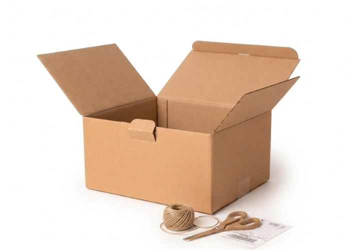 Self-lock box, one of the common types of packaging boxes used for e-commerce orders