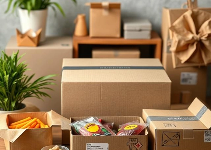 Parcel and food boxes made by cardboard box makers
